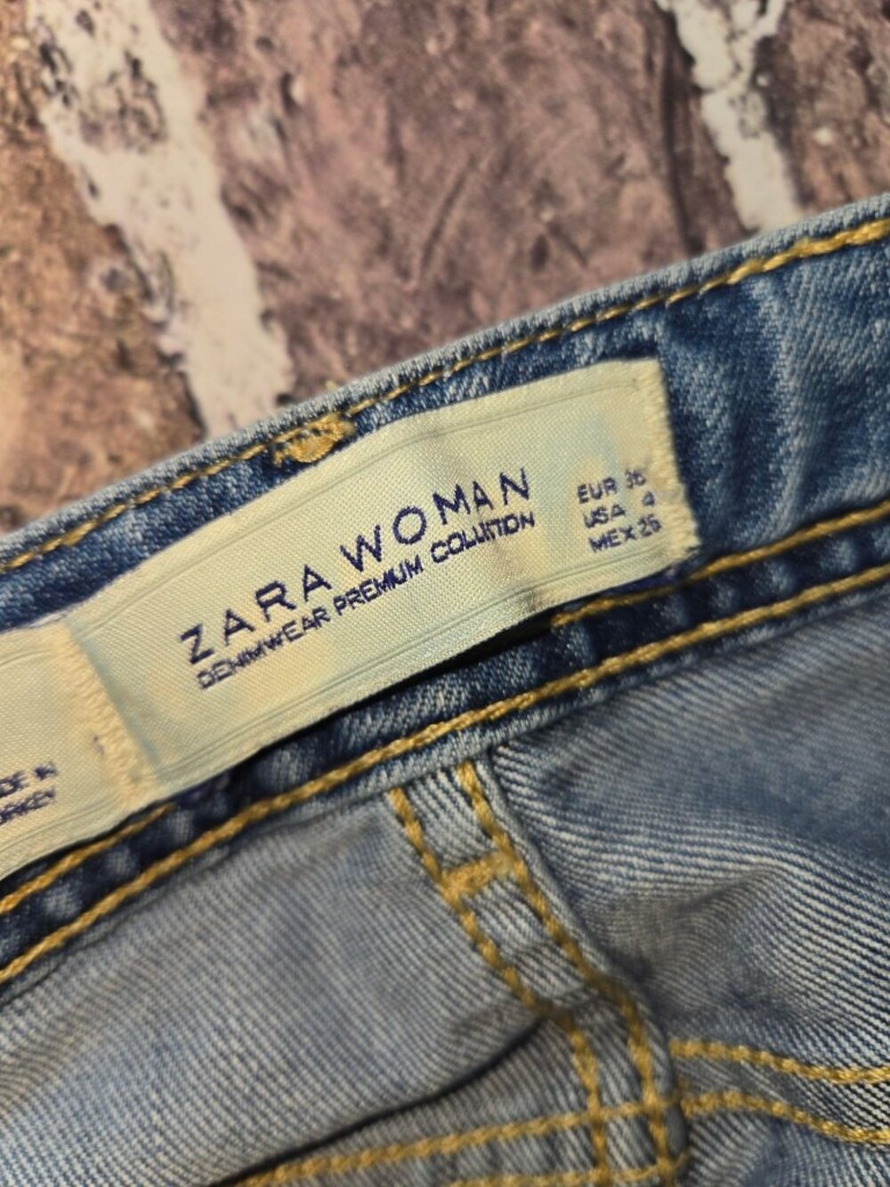 Zara Woman Denimwear Premium Collection Bootcut Jeans Size 4 - Picture 4 of 6